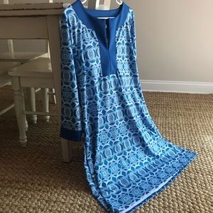 New with Tag: Cabana Life Road Map Tunic Dress. UPF 50. Size XL